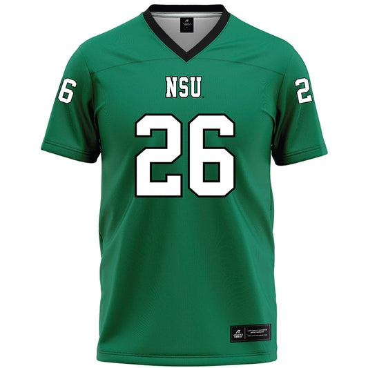 Northeastern State - NCAA Football : Anthony Coleman - Green Premium Football Jersey-0