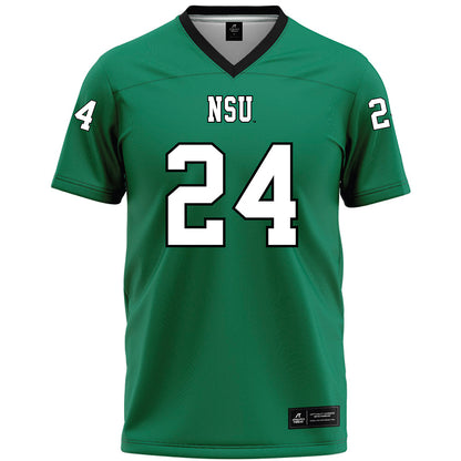 Northeastern State - NCAA Football : Jordan Schelling - Green Premium Football Jersey-0