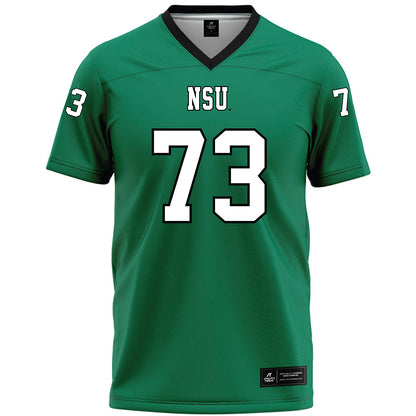 Northeastern State - NCAA Football : Caden Tahbonemah - Green Premium Football Jersey-0