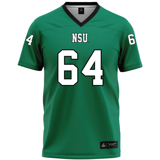 Northeastern State - NCAA Football : Melvin McDougle - Green Premium Football Jersey-0