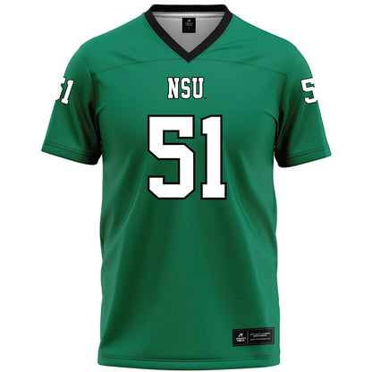 Northeastern State - NCAA Football : Anthony Scavo - Green Premium Football Jersey-0