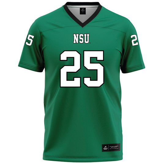 Northeastern State - NCAA Football : Teyton Chandler - Green Premium Football Jersey-0