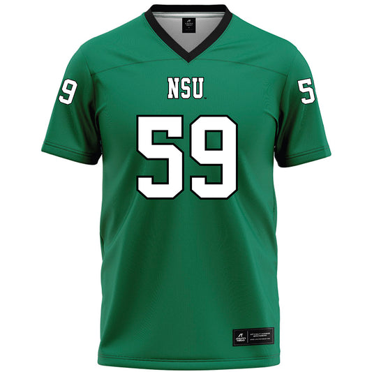 Northeastern State - NCAA Football : Josh Lambert - Green Premium Football Jersey-0