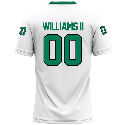 Northeastern State - NCAA Football : Vincent Williams II - White Premium Football Jersey-1