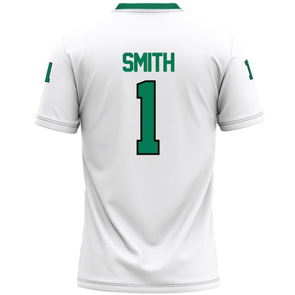 Northeastern State - NCAA Football : Donnie Smith - White Premium Football Jersey-1