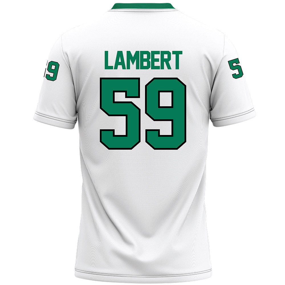 Northeastern State - NCAA Football : Josh Lambert - White Premium Football Jersey-1