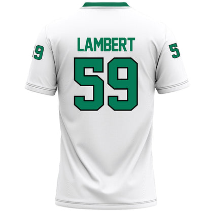 Northeastern State - NCAA Football : Josh Lambert - White Premium Football Jersey-1
