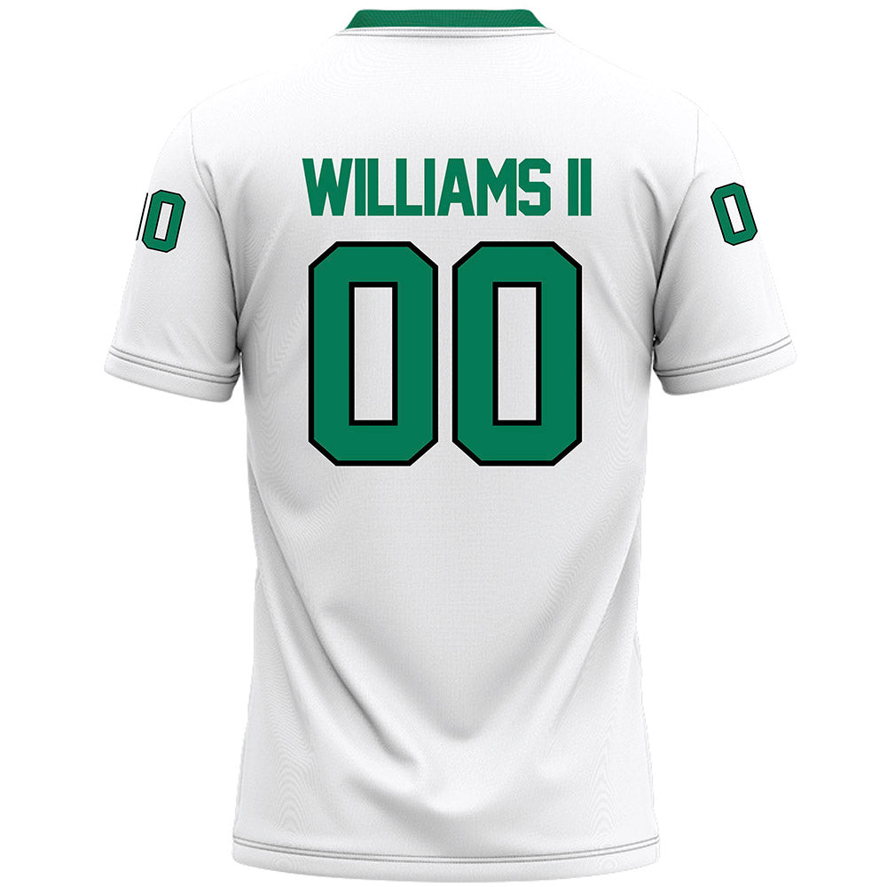 Northeastern State - NCAA Football : Vincent Williams II - White Premium Football Jersey-1