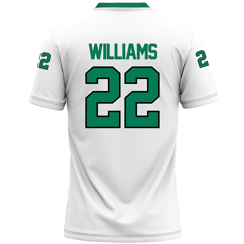 Northeastern State - NCAA Football : DonTerrius Williams - White Premium Football Jersey-1