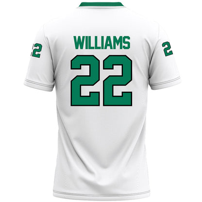 Northeastern State - NCAA Football : DonTerrius Williams - White Premium Football Jersey-1