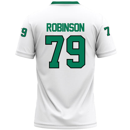 Northeastern State - NCAA Football : Wyatt Robinson - White Premium Football Jersey-1