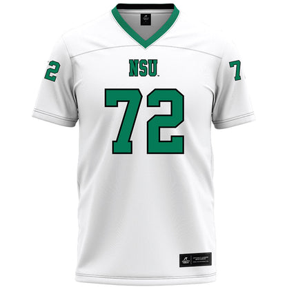 Northeastern State - NCAA Football : Jayden Flores - White Premium Football Jersey-0