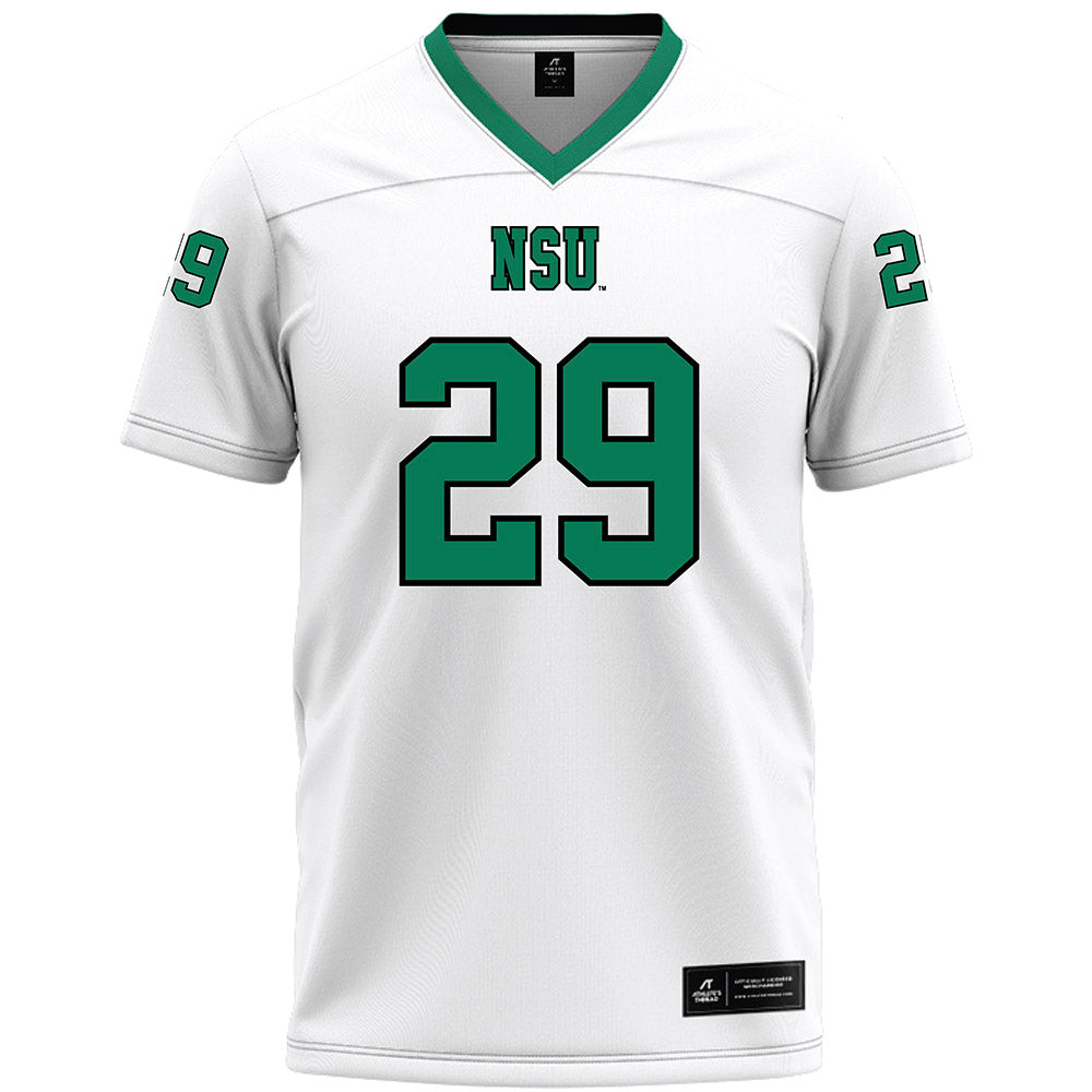 Northeastern State - NCAA Football : Loyd Mcintosh - White Premium Football Jersey-0