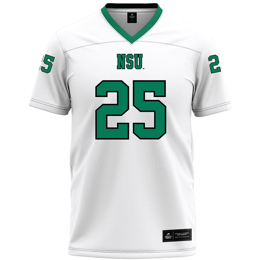 Northeastern State - NCAA Football : Teyton Chandler - White Premium Football Jersey-0