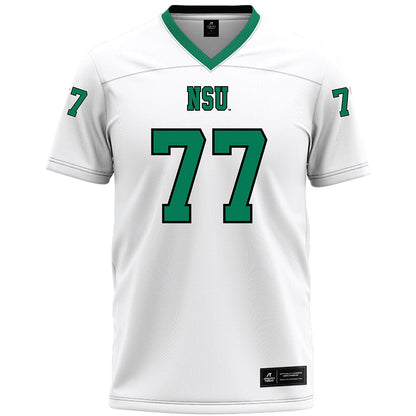 Northeastern State - NCAA Football : Brock Sullivan - White Premium Football Jersey-0