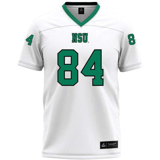 Northeastern State - NCAA Football : Ke'Aunte Thomas - White Premium Football Jersey-0