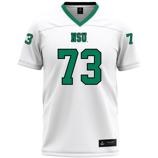 Northeastern State - NCAA Football : Caden Tahbonemah - White Premium Football Jersey-0