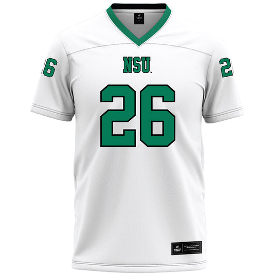 Northeastern State - NCAA Football : Anthony Coleman - White Premium Football Jersey-0