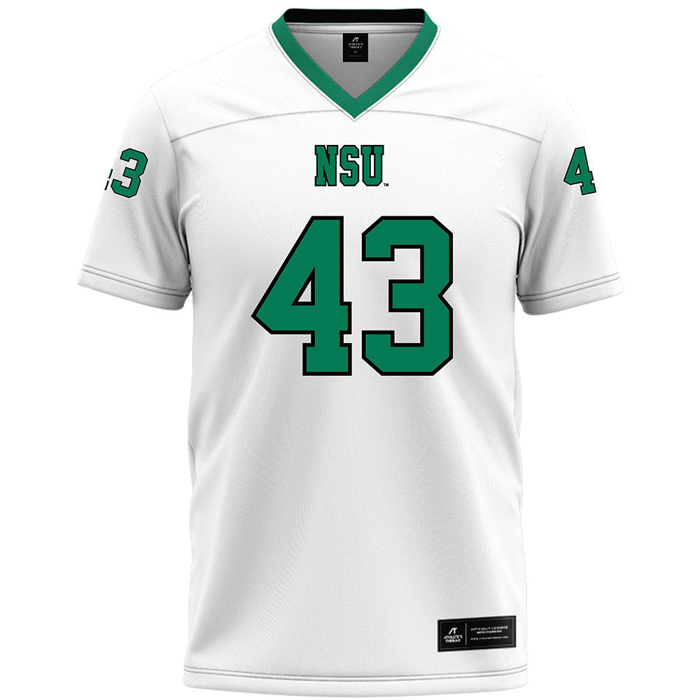 Northeastern State - NCAA Football : Kameron Lewis - White Premium Football Jersey-0
