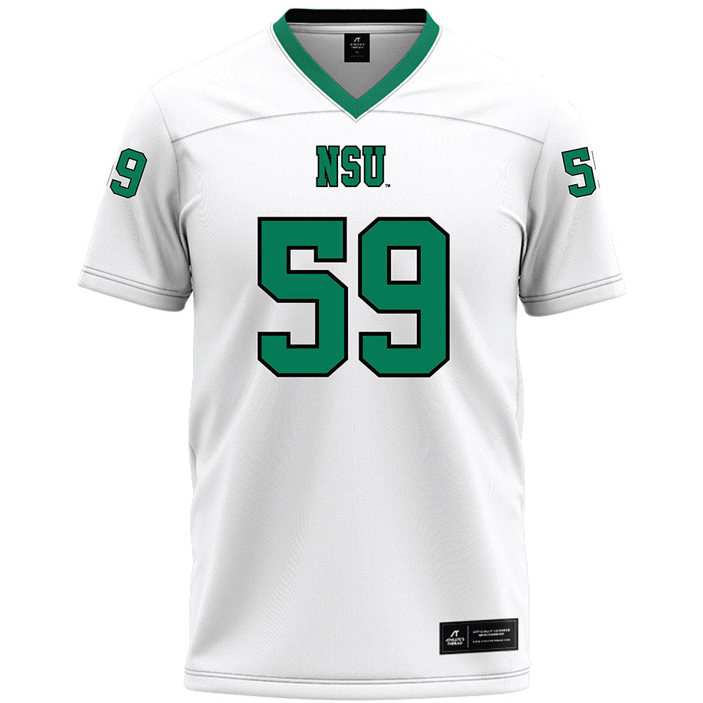 Northeastern State - NCAA Football : Josh Lambert - White Premium Football Jersey-0