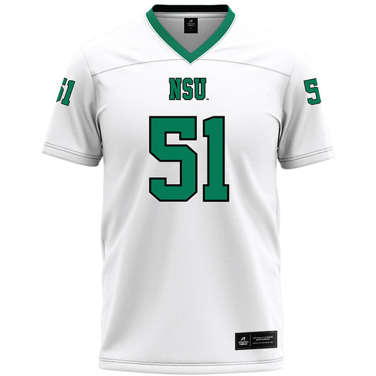 Northeastern State - NCAA Football : Anthony Scavo - White Premium Football Jersey-0