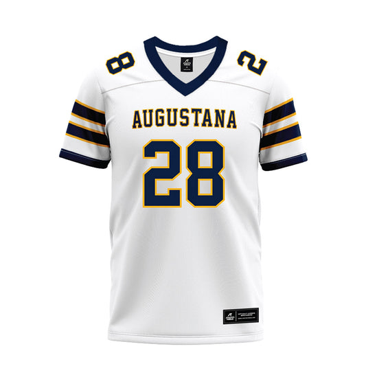 AU - NCAA Football : Steel Schomaker - White Premium Football Jersey-0
