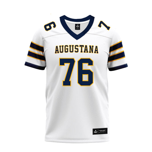 AU - NCAA Football : Shan Acharya - White Premium Football Jersey-0