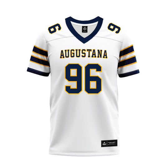 AU - NCAA Football : Connor Akey - White Premium Football Jersey-0