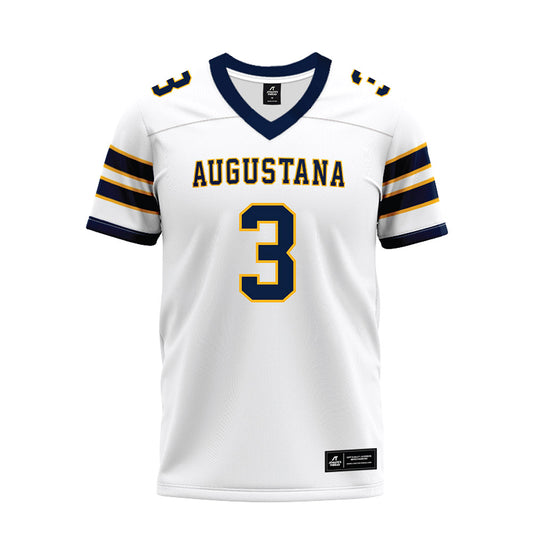 AU - NCAA Football : DJ Bronson - White Premium Football Jersey-0