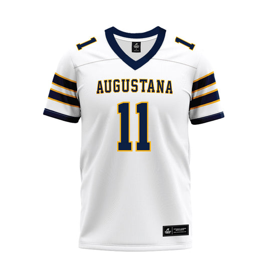AU - NCAA Football : Liam Rogelstad - White Premium Football Jersey-0