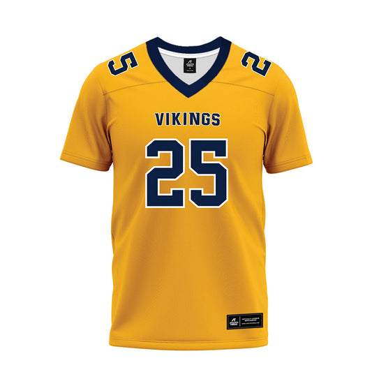 AU - NCAA Football : Jake Pecina - Gold Premium Football Jersey-0