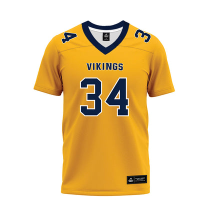 AU - NCAA Football : Nate Ratzlaff - Gold Premium Football Jersey-0