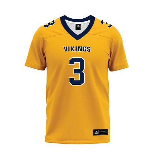 AU - NCAA Football : DJ Bronson - Gold Premium Football Jersey-0