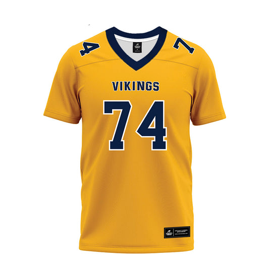 AU - NCAA Football : Josh Larsen - Gold Premium Football Jersey-0