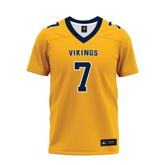 AU - NCAA Football : Jermaine Hampton - Gold Premium Football Jersey-0