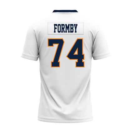 UT Martin - NCAA Football : Hayes Formby - White Premium Football Jersey-1