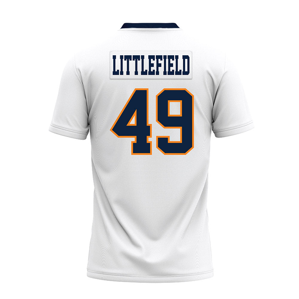 UT Martin - NCAA Football : Connon Littlefield - White Premium Football Jersey-1