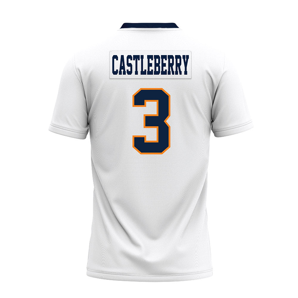 UT Martin - NCAA Football : Joel Castleberry - White Premium Football Jersey-1