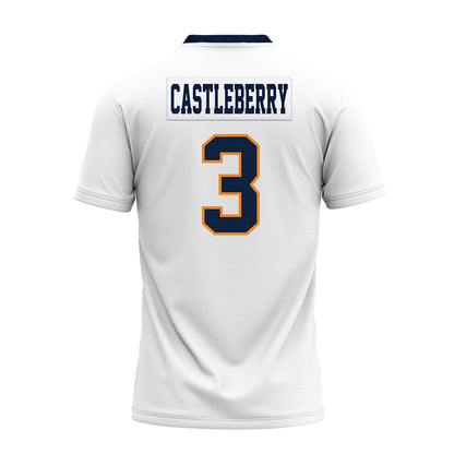 UT Martin - NCAA Football : Joel Castleberry - White Premium Football Jersey-1
