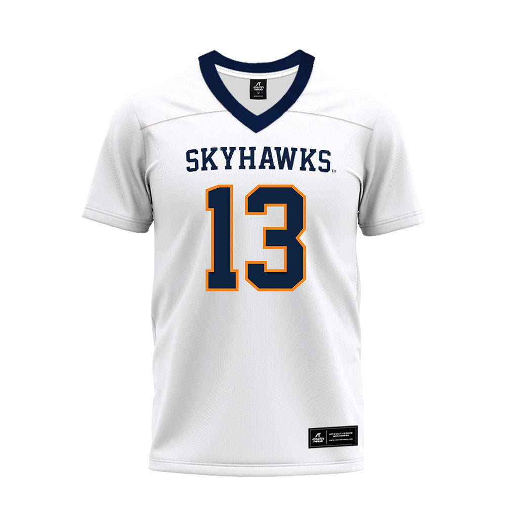 UT Martin - NCAA Football : Khia Sherrard - White Premium Football Jersey-0