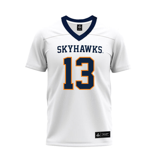 UT Martin - NCAA Football : Khia Sherrard - White Premium Football Jersey-0