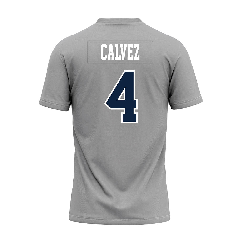 UT Martin - NCAA Football : Julian Calvez - Grey Premium Football Jersey-1