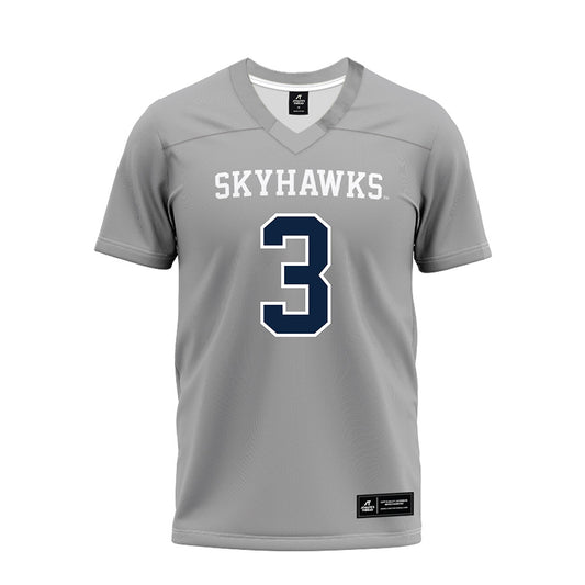 UT Martin - NCAA Football : Asa Wondeh - Grey Premium Football Jersey