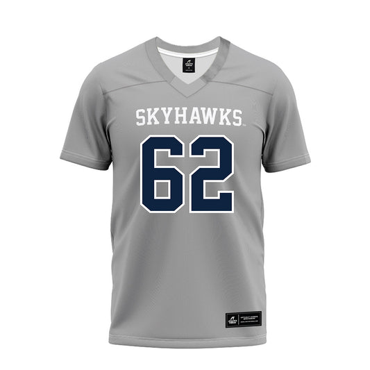 UT Martin - NCAA Football : Josiah Tingley - Grey Premium Football Jersey-0