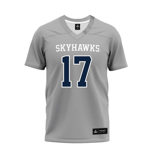 UT Martin - NCAA Football : Devin Queen - Grey Premium Football Jersey-0