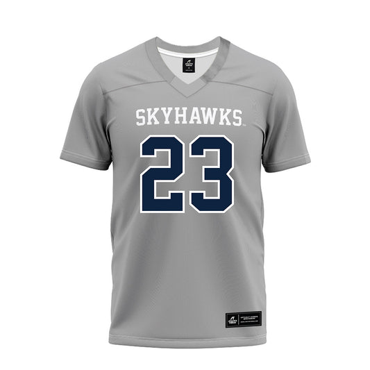 UT Martin - NCAA Football : Jack Irwin - Grey Premium Football Jersey-0