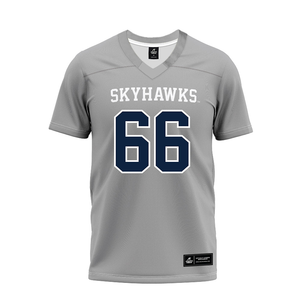 UT Martin - NCAA Football : Aden Bonner - Grey Premium Football Jersey-0