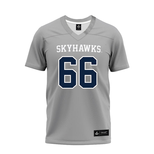 UT Martin - NCAA Football : Aden Bonner - Grey Premium Football Jersey-0