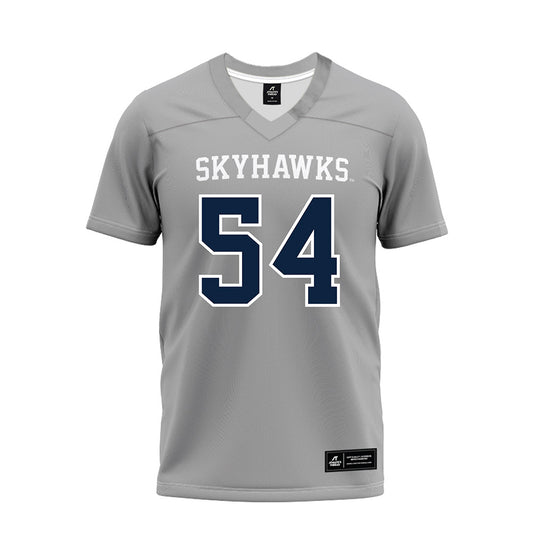 UT Martin - NCAA Football : Blaine Johnson - Grey Premium Football Jersey-0