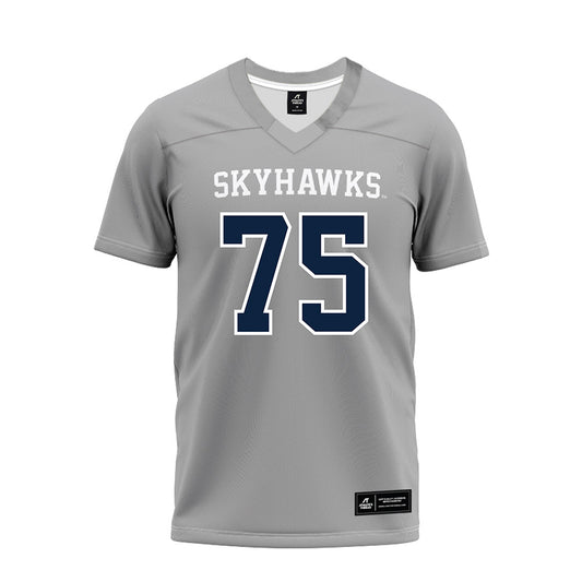 UT Martin - NCAA Football : Khaleel Annunziata - Grey Premium Football Jersey-0